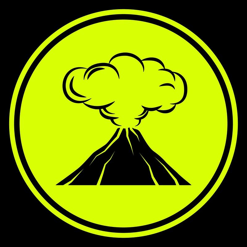 Vulkan icon symbol