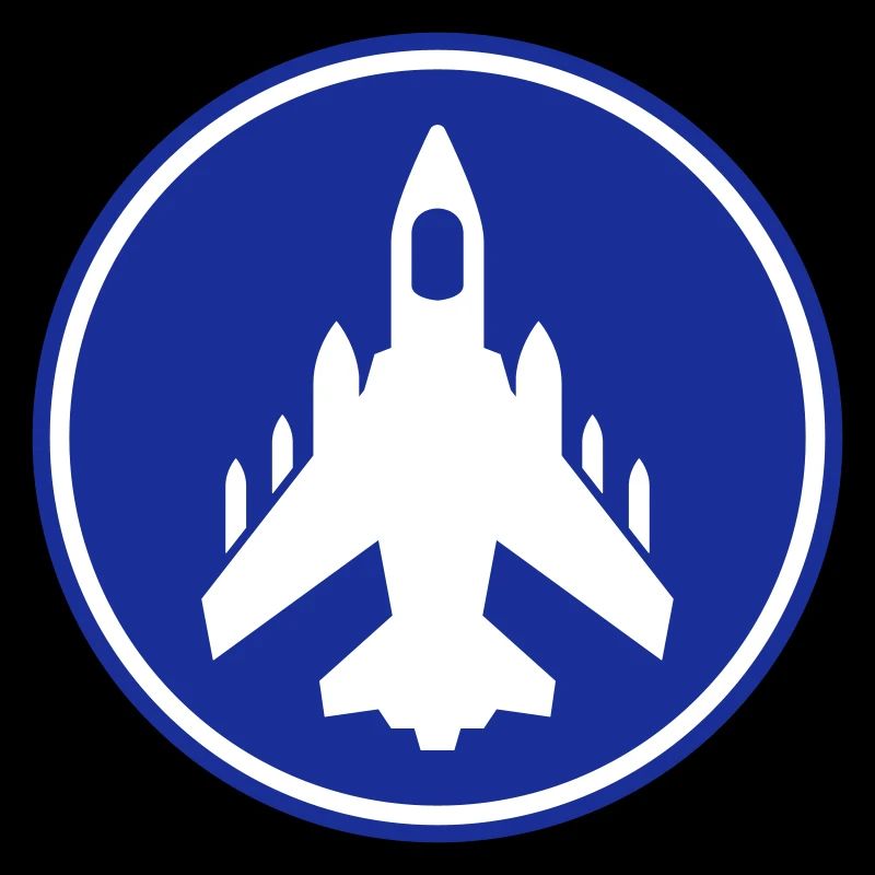 Airplane jet symbol