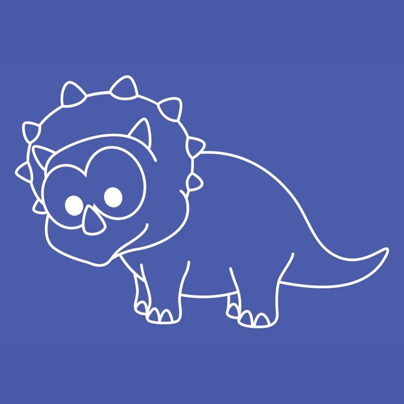Dinosaur triceratops comic