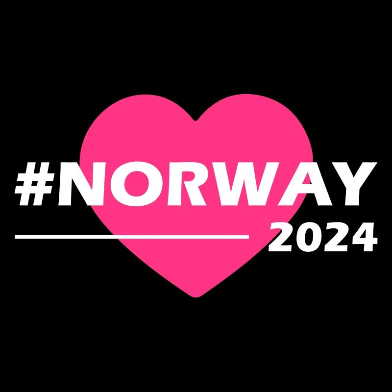 Norwegen 2024 Herz Liebe