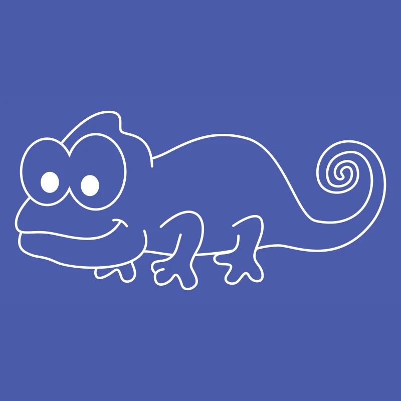 Chameleon Comic Animal