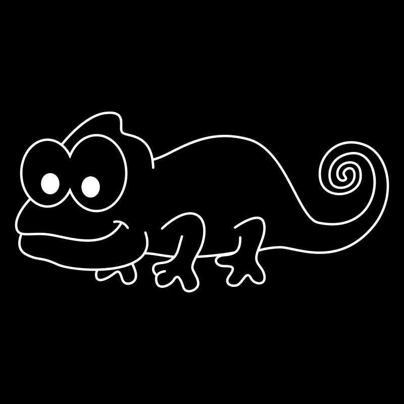Chameleon Comic Animal