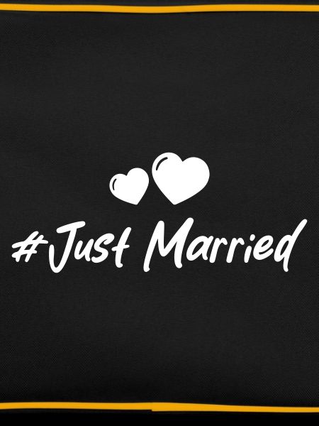 Just Married Wedding Heart