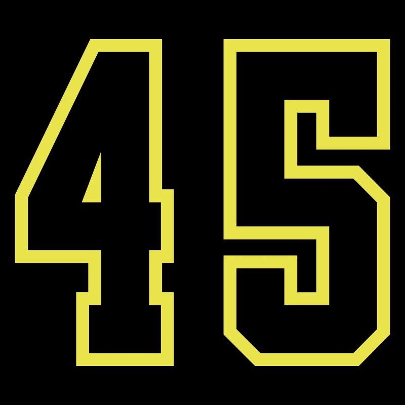 Justaucorps à 45 chiffres