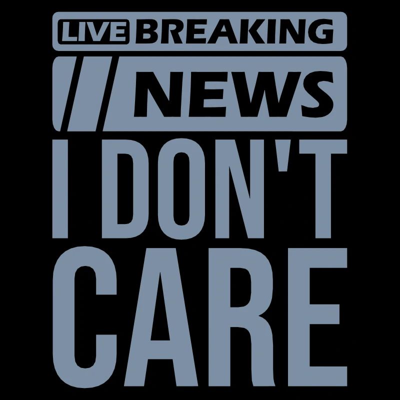 Breaking news don't