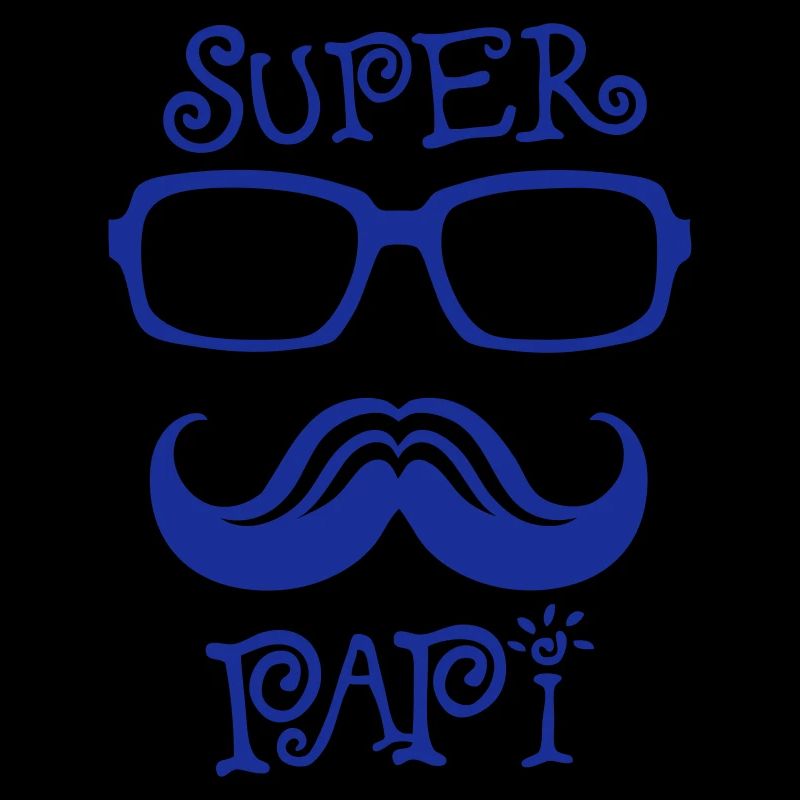 papi super lunette moustache logo 8