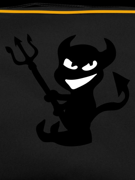 Smile evil with trident