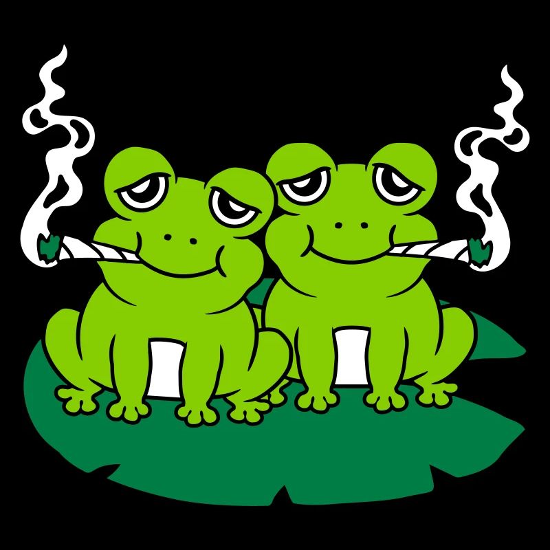 Joint rauchen 2 Frösche