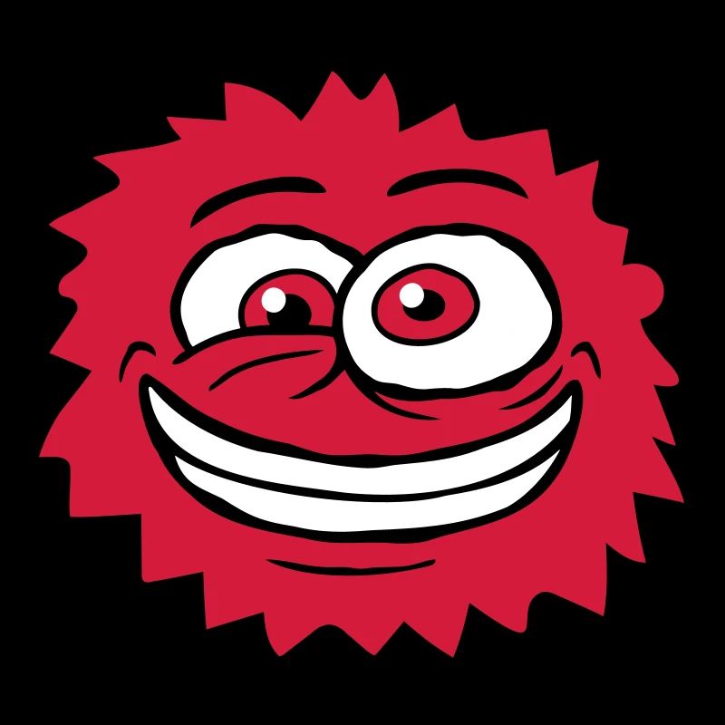 Monster Crazy Comic Face