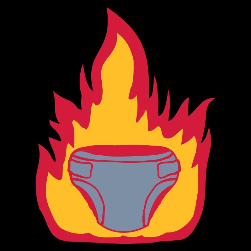 Couche de feu chaude