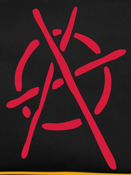 anarchy logo stencil
