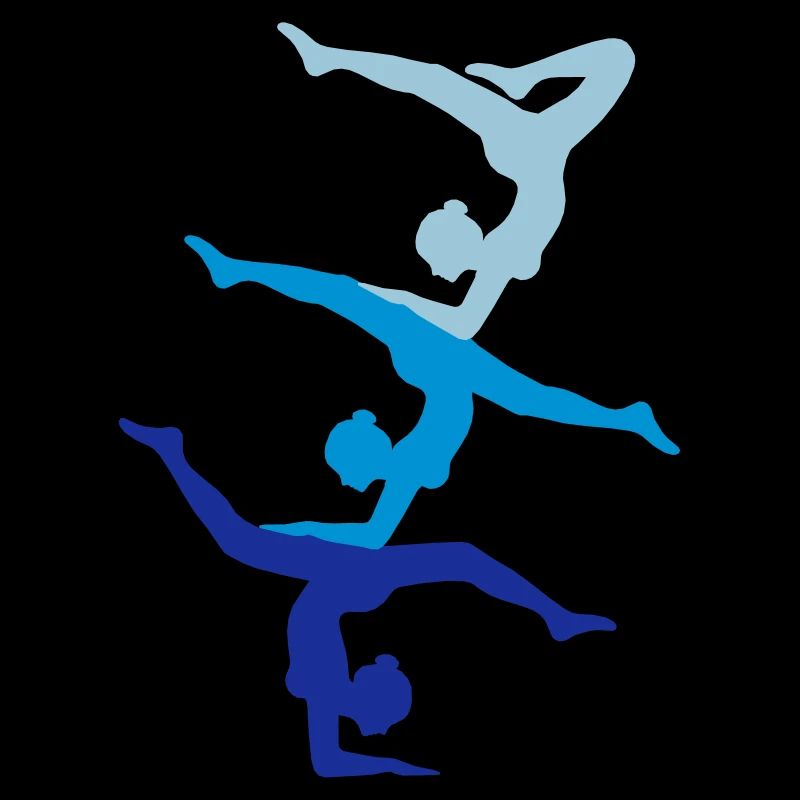 gymnastics tower circus team 3 gymnasts crew freu