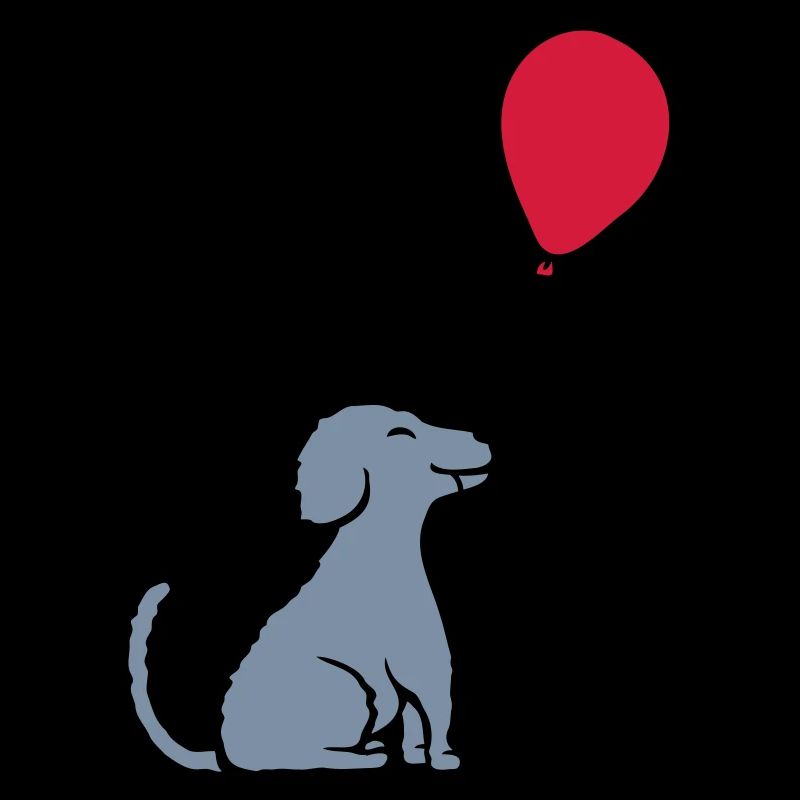 Luftballon Hund cool sitzend