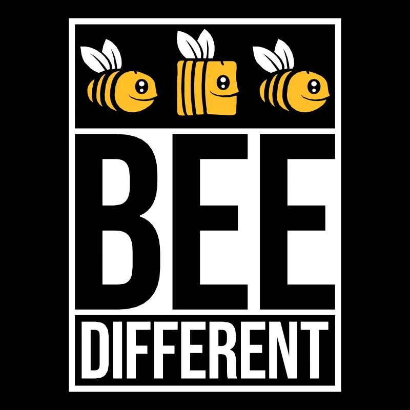 bee different Spruch Zitat