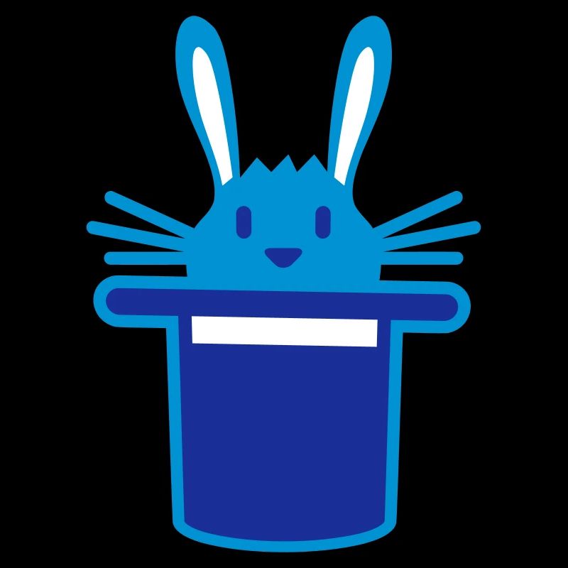 Lapin Chapeau Haut de forme Sorcier Lapin Sorcier Mignon