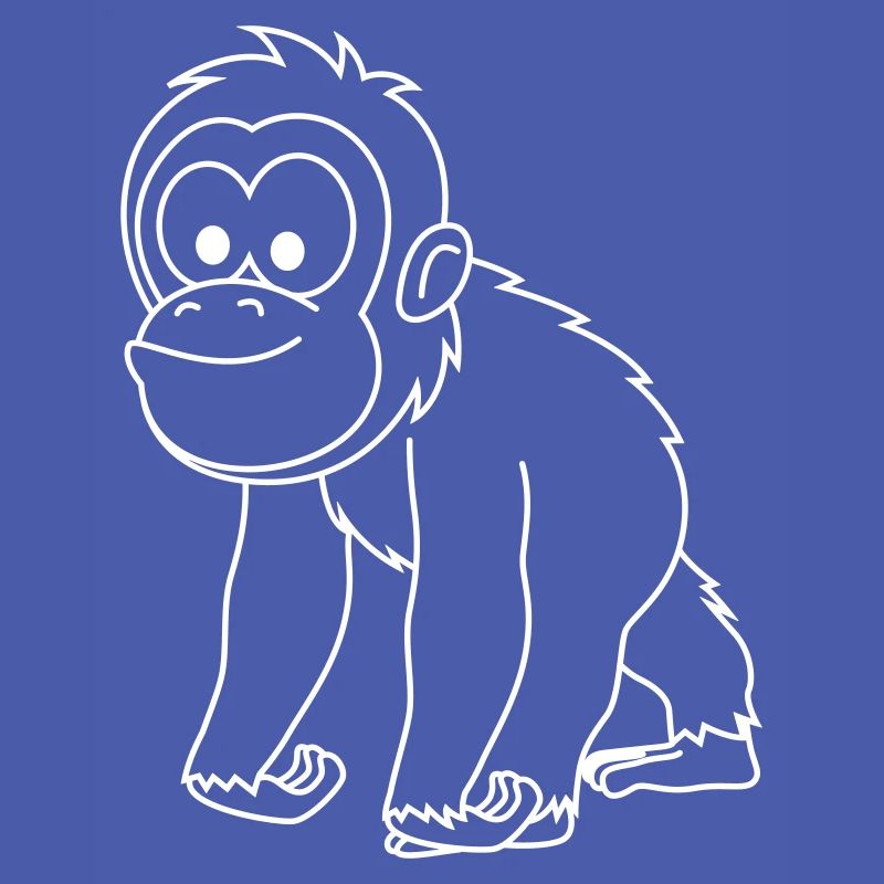 Orangutan monkey comic