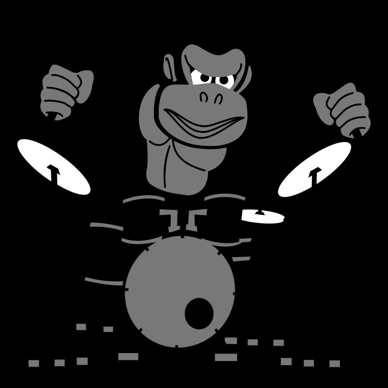 Gorilla Drummer