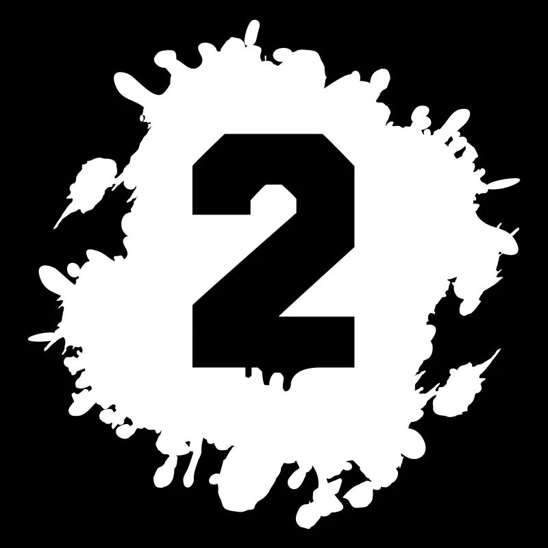 2 klecks
