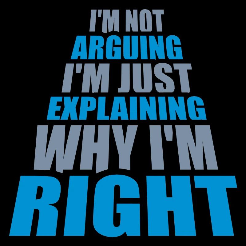 I m not arguing