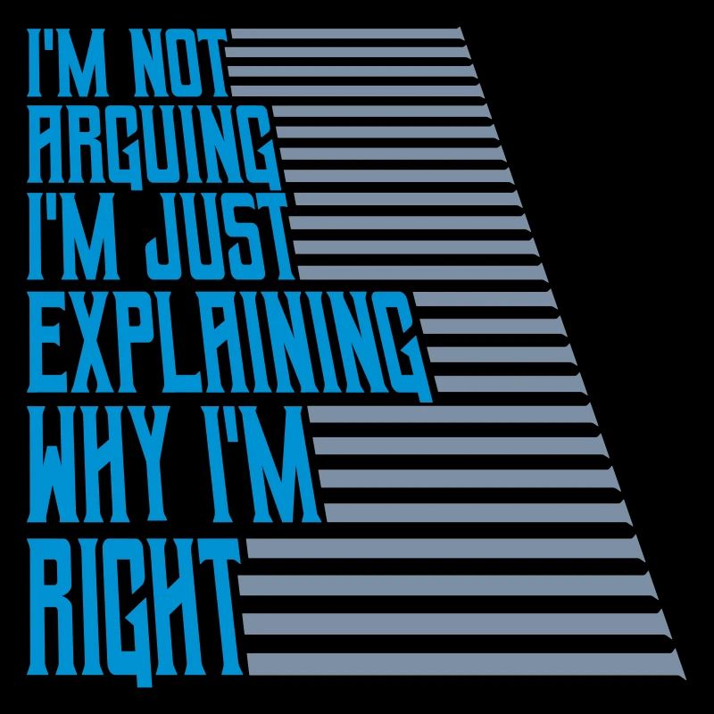 I m not arguing