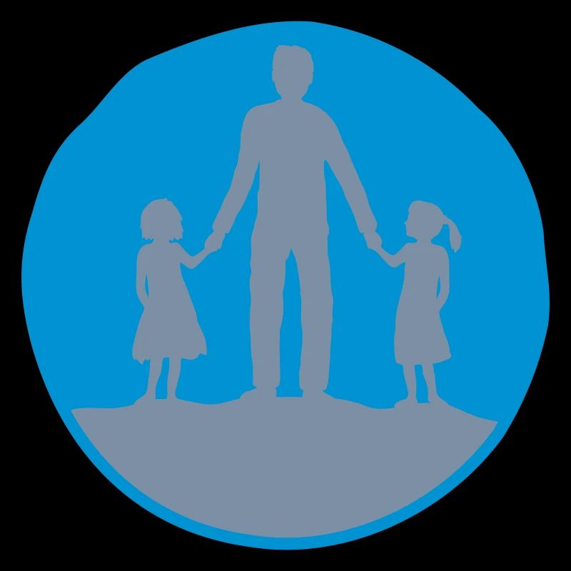 Father 2 Daughters Circle