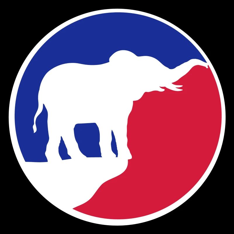 Elefant Silhouette Klippe Mond