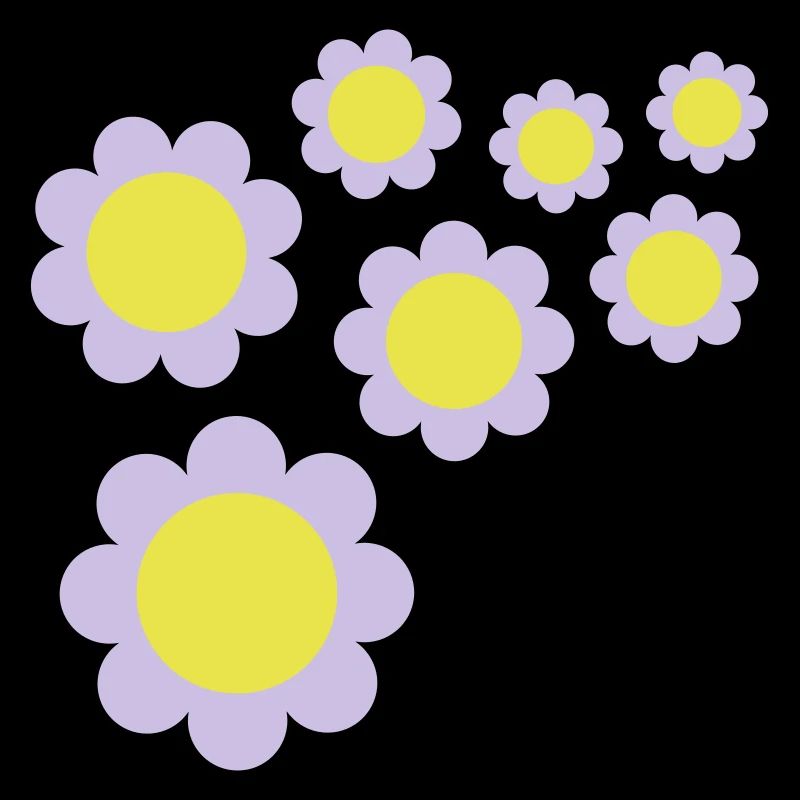 Beaucoup de fleurs colorées belle conception de motif décoratif