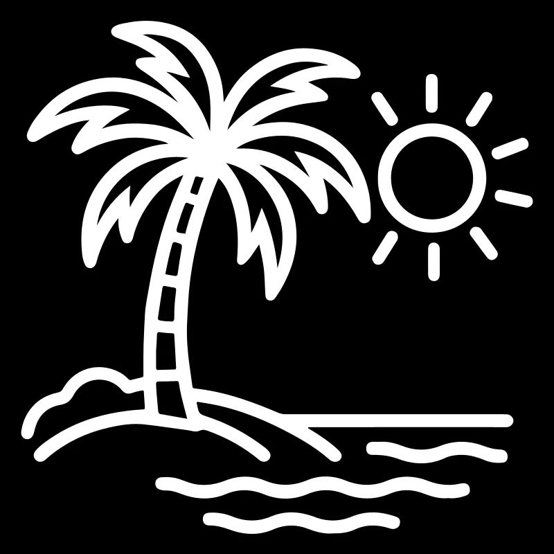 Palm Tree Beach Été