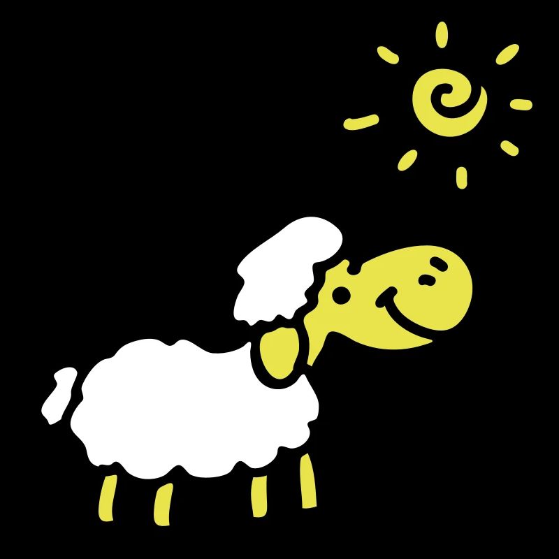 Schäfchen Sonne 3