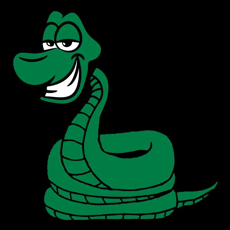 Serpent dessinée drôle