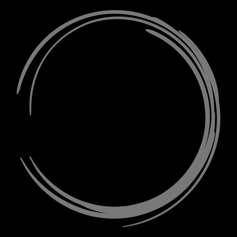 Decorative art ring or circle as frame design