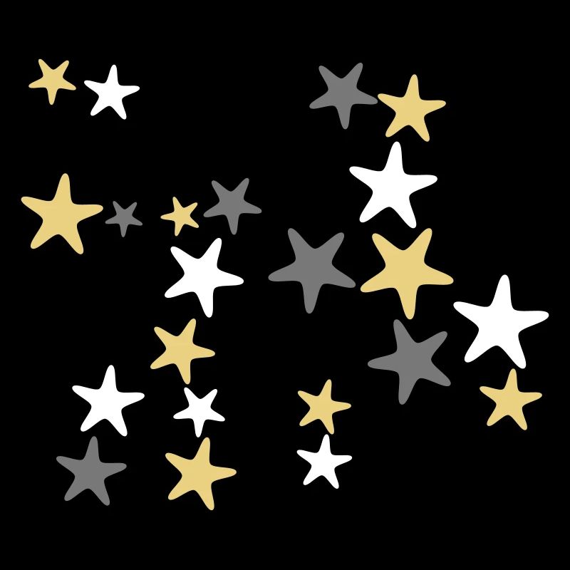 Joyeux argent et or étoiles design de Noël