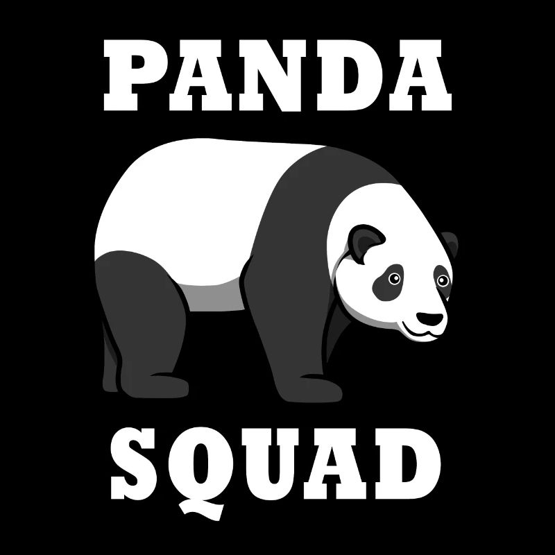 Panda Squad Funny Saying Eucalyptus Nature