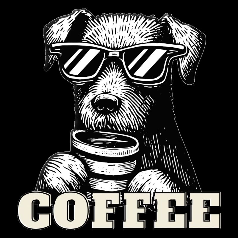 Chien de café
