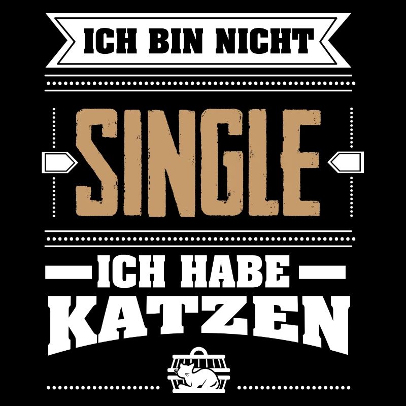 Katzen Tshirt-Single Katzen