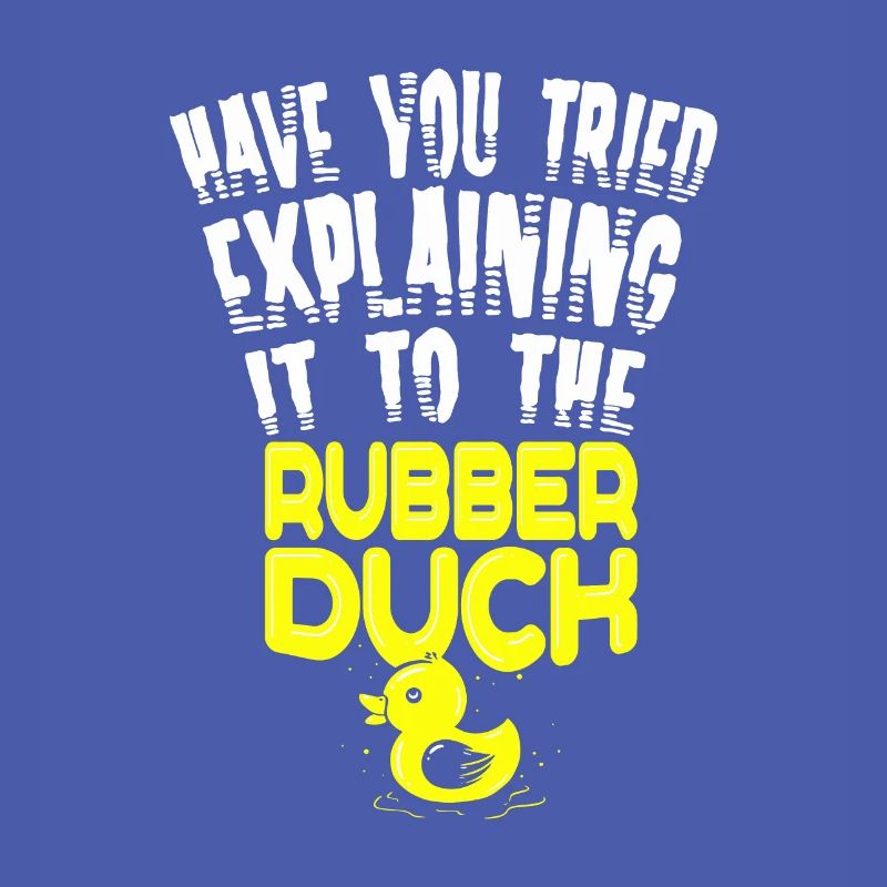 IT Nerd Programmer Developer Humor Rubber Duck