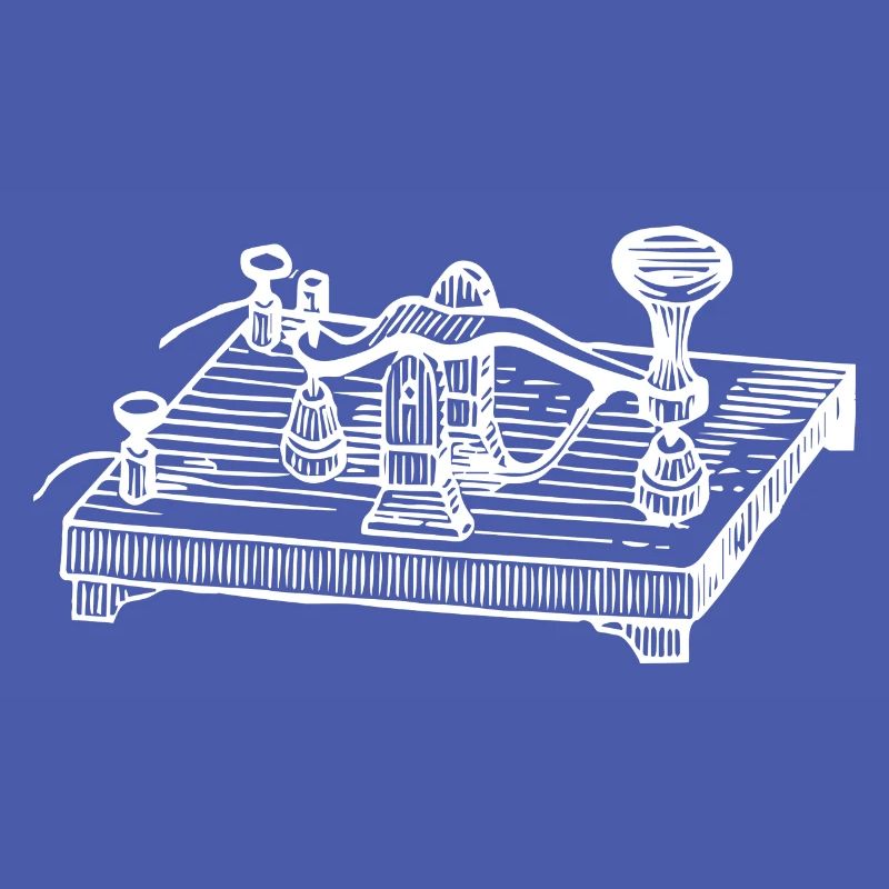 Vintage Morse Code Device, Retro Communication