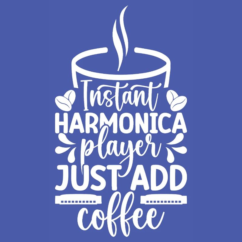 Harmonica Musican Lecteur Instantané Just Coffee