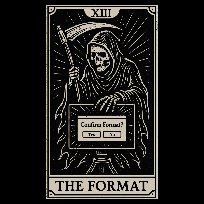 Datafararding Tarot : Mort du format