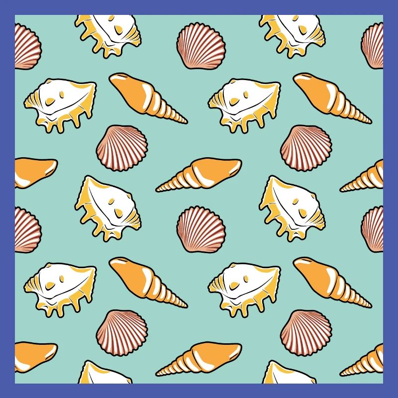 Bright pattern with shells