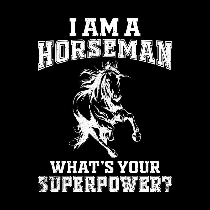 Horseman drôle de cavalier design