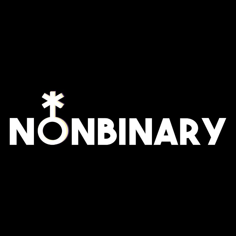 Non-binary non-binary non-binary gender symbol