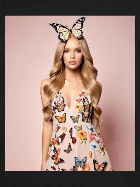 Robe papillon.