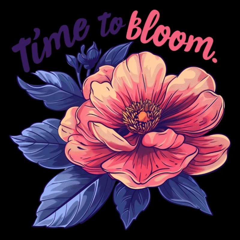 Il est temps de fleurir. Time To Bloom