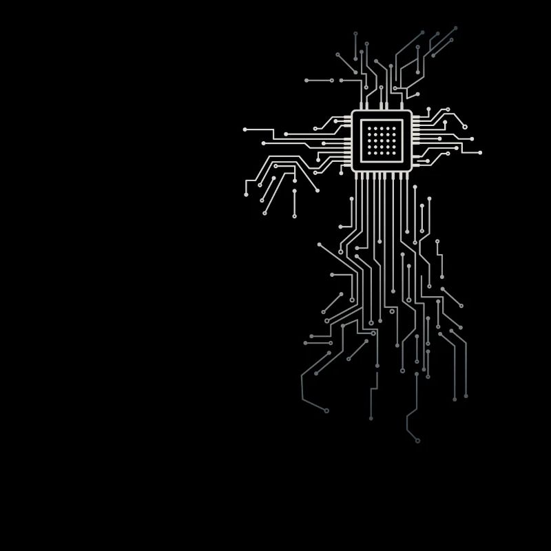 PCB Platinen Layout CPU Herz Computer Admin Nerd