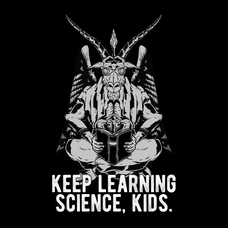 Baphomet Keep learning science Meme