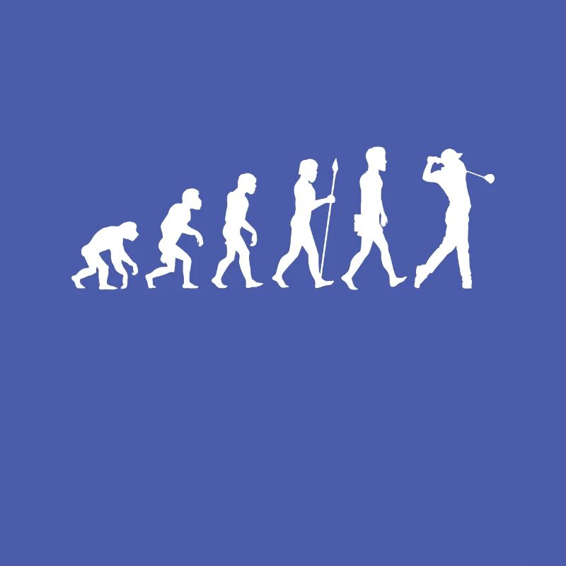 Golf Evolution Golfer Caddy Gift Golfer