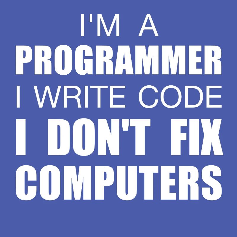 Je suis programmeur