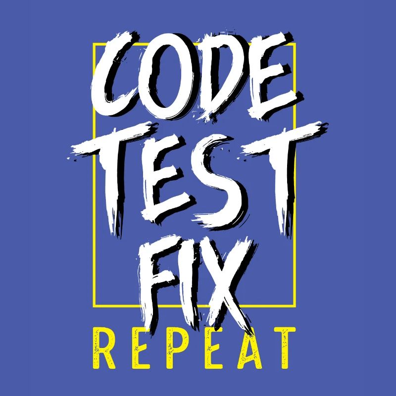 Code-Test-Fix. Computertechniker Gift