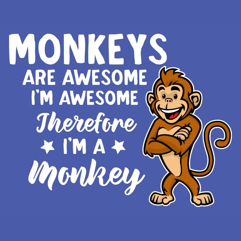Monkey quoted I'm great, that's why I'm e